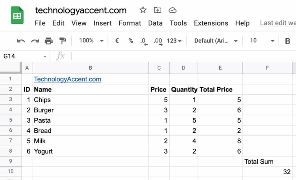 how to unlock cells in google sheets example data