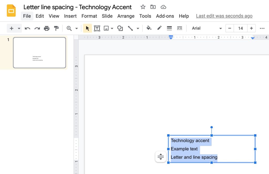 How To Change Word Spacing In Google Slides