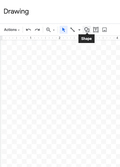 Google Docs Google Drawing Shape Icon