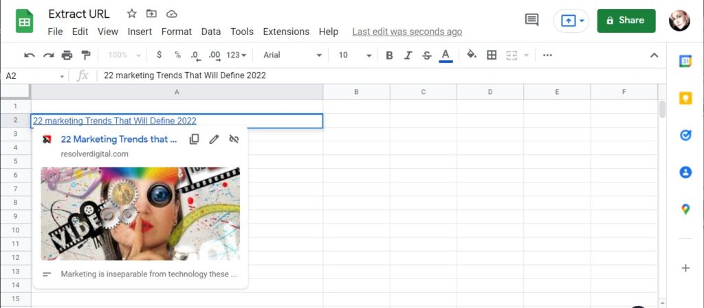 4 Ways To Extract The URL From A Hyperlink In Google Sheets Technology Accent