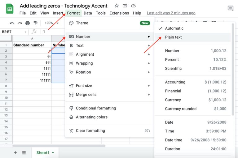 how-to-add-leading-zeros-in-google-sheets-technology-accent