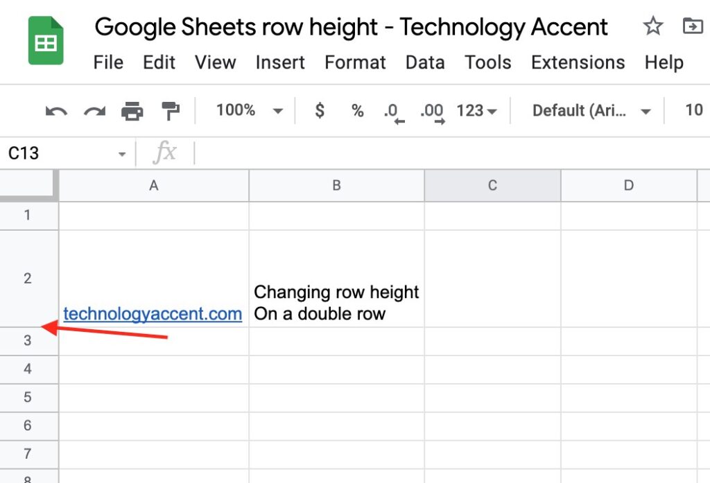 Google Sheets Row Height Divider