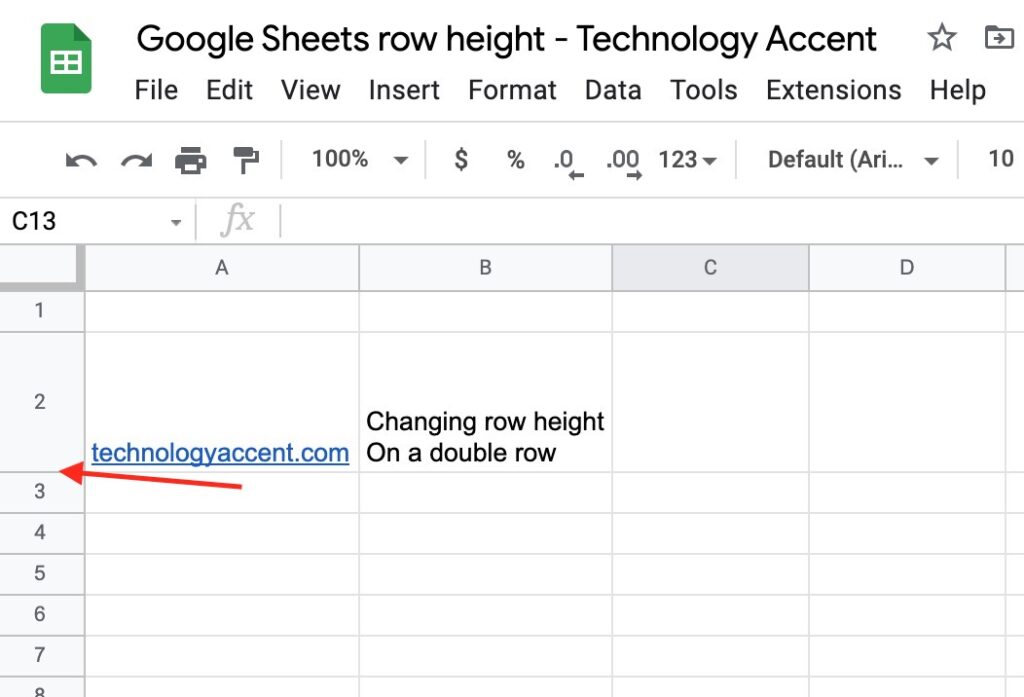 How To Change Row Size In Google Sheets Templates Sample Printables