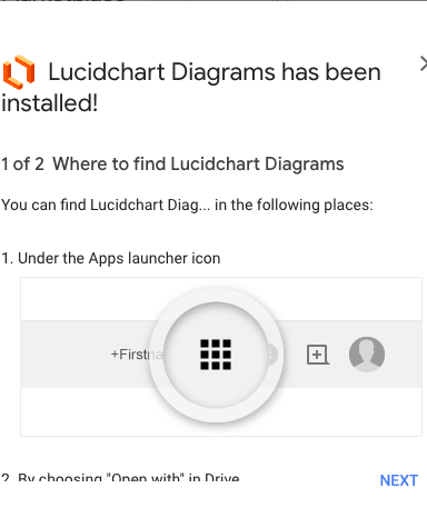 Lucidcharts Addon Installed