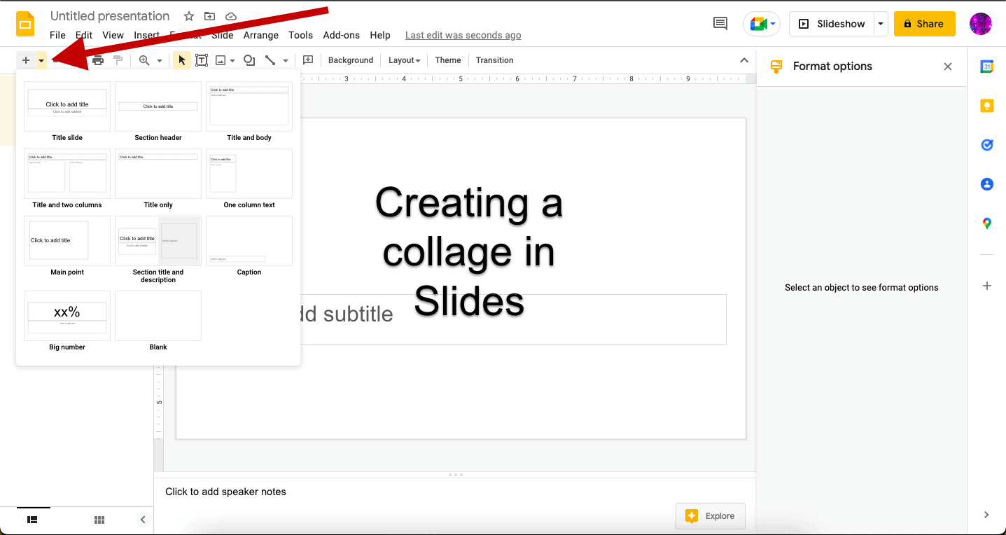 How to make a collage on Google Slides Technology Accent