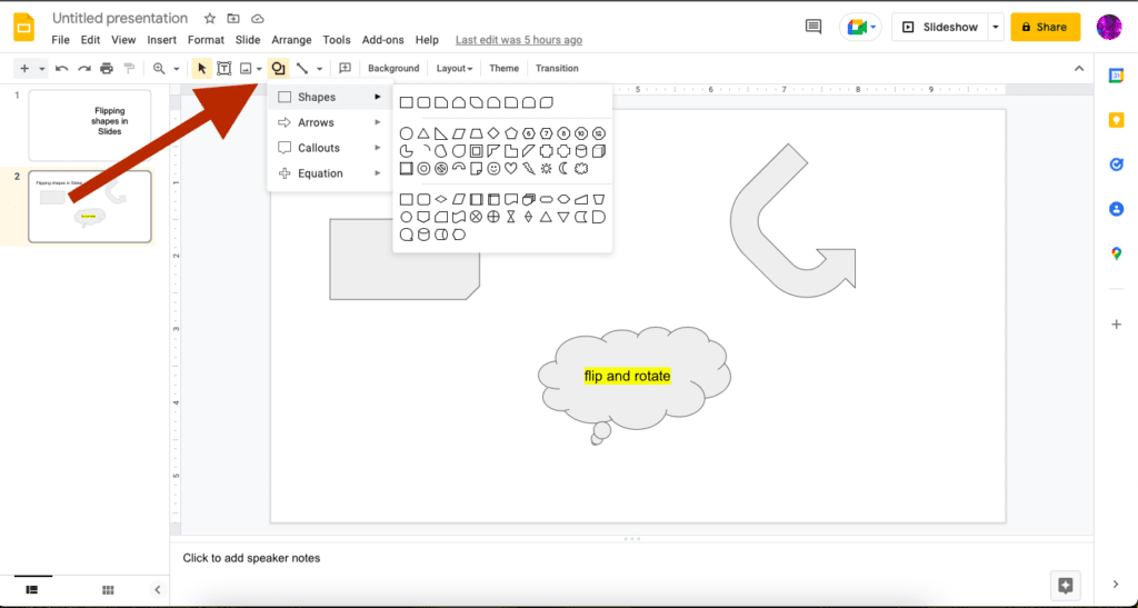 How To Add A Shape In Google Sheets