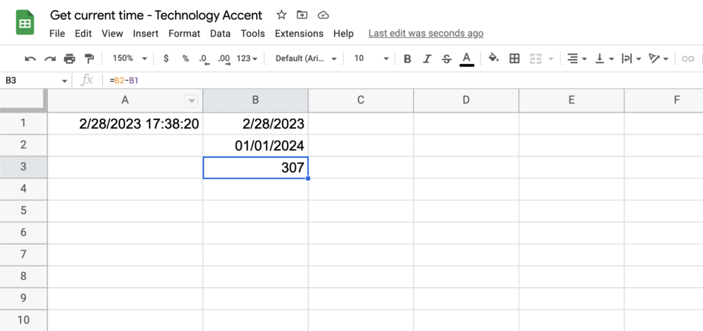 Formula Example